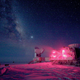 The BICEP telescope in Antartica.